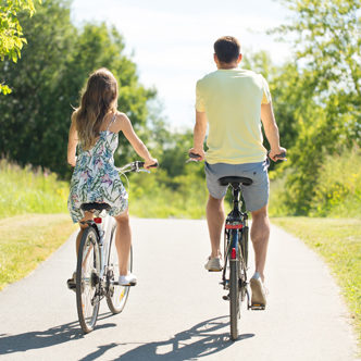 randonnée à vélo