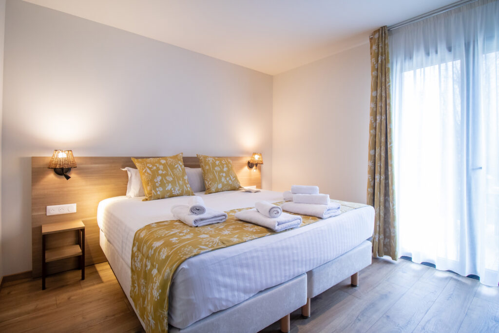 =une chambre tout confort au Mas de Castel à Sarlat